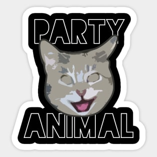 Party Animal Sticker